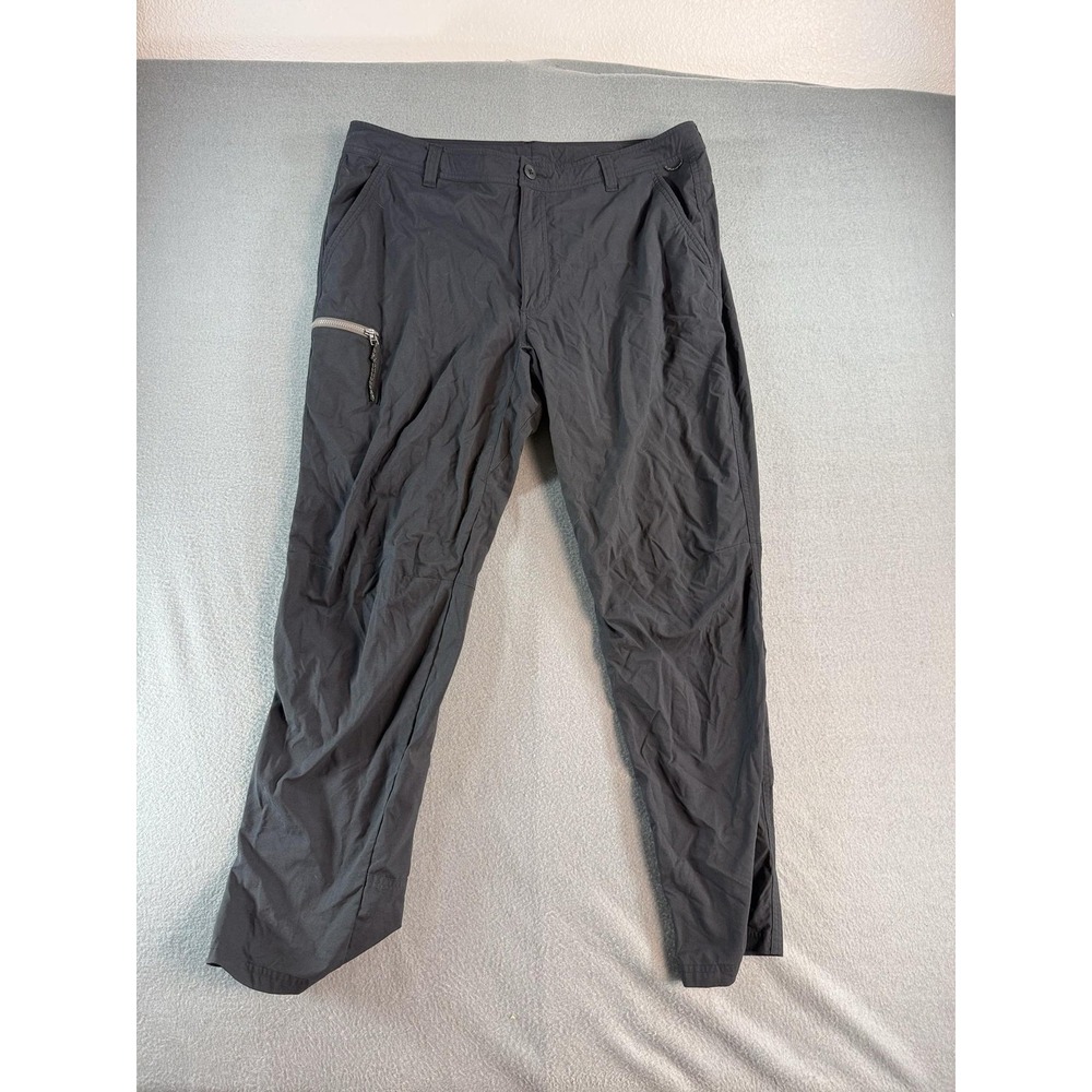 REI Co-op Pants Mens 38x30 Gray Lightweight Stretch Zip Pocket Hiking Outdoor